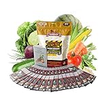 22,000 Non GMO Heirloom Vegetable Seeds, Survival Garden, Emergency Seed Vault, 34 VAR, Bug Out Bag - Beet, Broccoli, Carrot, Corn, Basil, Pumpkin, Radish, Tomato, More Photo, new 2024, best price $38.06 review