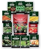 11 Heirloom Seeds for Planting Vegetables and Fruits, 4800 Survival Seed Vault and Doomsday Prepping Supplies, Gardening Seeds Variety Pack, Vegetable Seeds for Planting Home Garden Non GMO Photo, new 2024, best price $15.97 ($0.00 / Count) review