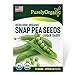 Photo Purely Organic Products Purely Organic Heirloom Snap Pea Seeds (Sugar Daddy) - Approx 90 Seeds review