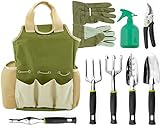 Vremi 9 Piece Garden Tools Set - Gardening Tools with Garden Gloves and Garden Tote - Gardening Gifts Tool Set with Garden Trowel Pruners and More - Vegetable Herb Garden Hand Tools with Storage Tote Photo, new 2024, best price $48.25 review