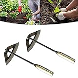 2Pcs All-Steel Hardened Hollow Hoe,Durable Garden Weed Puller,Sharp Weed Removal Tool Gardening Edger Weeder Hand Shovel Edge Tool for Garden Weeding Rake Planting Hand Tools Loosening Soil 2PCS Photo, new 2024, best price $14.99 review