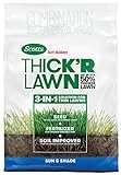 Scotts Turf Builder Thick'R Lawn Sun and Shade, 12 lb. - 3-in-1 Solution for Thin Lawns - Combination Seed, Fertilizer and Soil Improver for a Thicker, Greener Lawn - Covers 1,200 sq. ft. Photo, new 2024, best price $19.76 review