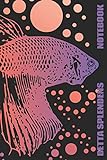 Betta Splendens: Dieses Notizbuch gefällt jedem Fan von Siamesischen Kampffischen | ca. A5 | gepunktete Seiten | Tolles Geschenk für alle Aquaristik-Liebhaber! Foto, neu 2024, bester Preis 7,99 € Rezension