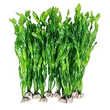 MyLifeUNIT Artificial Seaweed Water Plants for Aquarium, Plastic Fish Tank Plant Decorations 10 PCS (Green) Photo, new 2024, best price $13.99 ($1.40 / Count) review