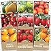 Photo Organic Heirloom Tomato Seeds Variety Pack - 9 Seed Packets: Brandywine, Roma, Green Zebra, Three Sisters, Yellow Pear, Valencia, Amish Paste and More review