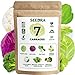 Photo Seedra 7 Cabbage Seeds Variety Pack - 2245+ Non GMO, Heirloom Seeds for Indoor Outdoor Hydroponic Home Garden - Golden & Red Acre, Cauliflower, Brussel Sprouts, Broccoli & More review