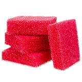 [4 Pack] Aquarium Cleaner for Glass Walls - Aquarium Scrubber - Hand Held Scraper Pad - Made in USA - Fish Tank Cleaning Tools Won't Scratch Glass - Aquarium Sponge for Turtle & Fish Tank Photo, new 2024, best price $10.99 review