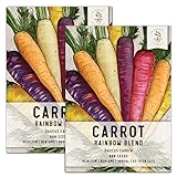 Seed Needs, Rainbow Carrot Seeds for Planting - Twin Pack of 800 Seeds Each Non-GMO Photo, new 2024, best price $7.65 ($3.82 / Count) review