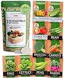 HOME GROWN 10 Heirloom Vegetable Seeds - 2000+ Survival Bugout Seeds and Essential Emergency Prepper Gear - Non GMO Vegetable Seeds for Planting Home Garden Pack Photo, new 2024, best price $16.99 ($0.01 / Count) review
