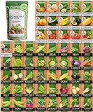 HOME GROWN Heirloom Vegetable Seeds - 27,500+ Seeds - 55 Variety of Non GMO Vegetable Seeds for Planting Home Garden, Homestead and Survival Gardening Seeds - Seeds for Planting Fruits and Vegetables Photo, new 2024, best price $69.99 ($0.00 / Count) review