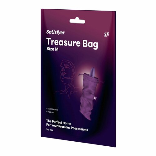 Фиолетовый мешочек для хранения игрушек Treasure Bag M фото