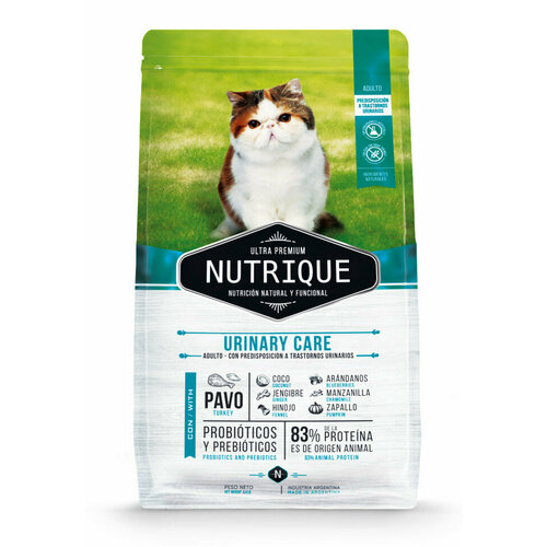 Vitalcan Nutrique Cat Urinary Care сухой корм для взрослых кошек с проблемами мочеиспускания, с индейкой - 2 кг фото