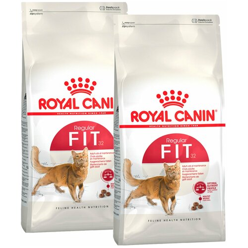 ROYAL CANIN FIT 32 для активных взрослых кошек (2 + 2 кг) фото