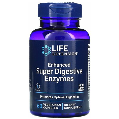 Капсулы Life Extension Enhanced Super Digestive Enzymes, 90 г, 60 шт. фото