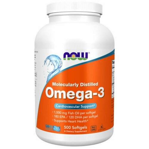 Омега 3, Omega-3 1000 мг жирные кислоты 500 капсул фото