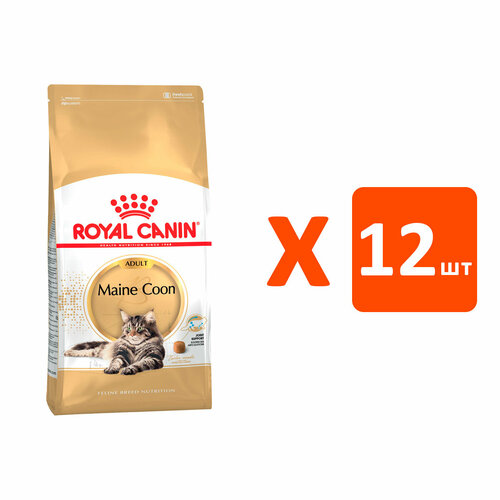 ROYAL CANIN MAINE COON ADULT для взрослых кошек мэйн кун (0,4 кг х 12 шт) фото