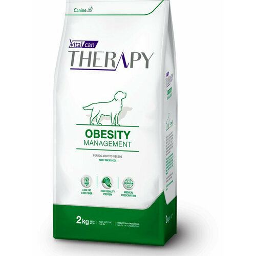 Vitalcan Therapy Canine Obesity Management сухой корм для взрослых собак, для снижения веса, с курицей - 2 кг фото