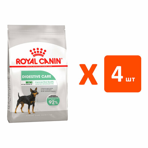 ROYAL CANIN MINI DIGESTIVE CARE для взрослых собак маленьких пород для поддержания здоровья пищеварительной системы (3 кг х 4 шт) фото