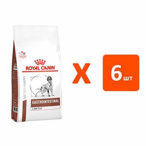 ROYAL CANIN GASTRO INTESTINAL LOW FAT LF22 для взрослых собак при заболеваниях ЖКТ с пониженным содержанием жиров (1,5 кг х 6 шт) фото