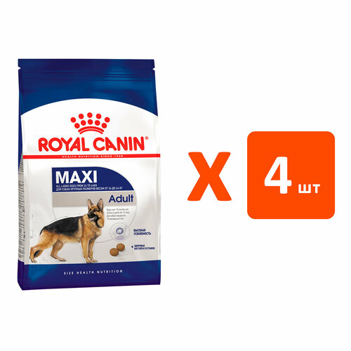 ROYAL CANIN MAXI ADULT для взрослых собак крупных пород (3 кг х 4 шт) фото