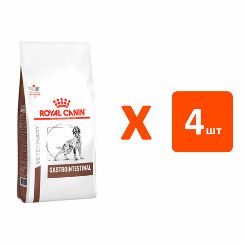 ROYAL CANIN GASTRO INTESTINAL для взрослых собак при заболеваниях желудочно-кишечного тракта 2 кг х 4 шт фото