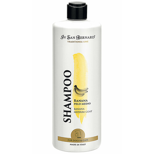 IV SAN BERNARD TRADITIONAL LINE BANANA SHAMPOO шампунь с ароматом банана для среднешерстных собак и кошек (500 мл) фото