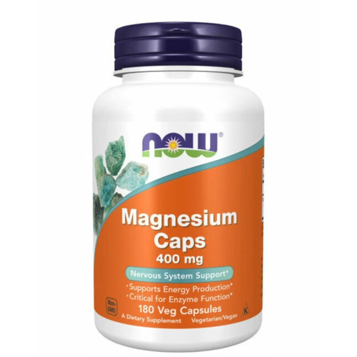 NOW Magnesium Caps 400мг 180 капсул Нау Магний в капсулах 400 мг фото