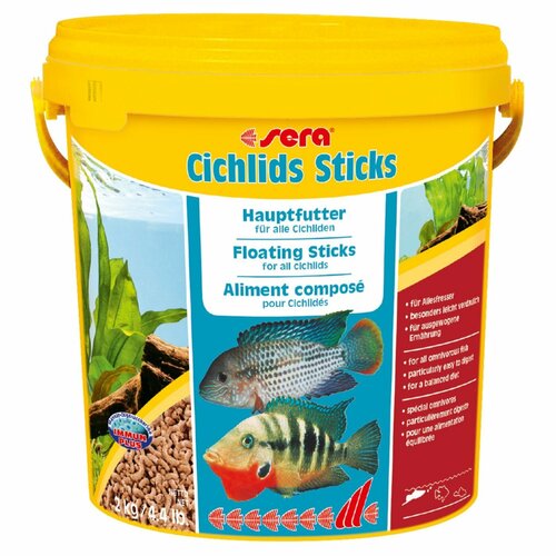 Корм для цихлид Sera Cichlids Sticks в палочках, 2 кг фото