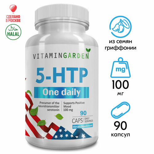 5 HTP, триптофан, для здорового сна и похудения, 90 капсул фото