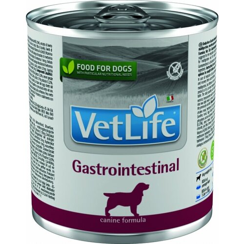 Vet Life Dog Gastrointestinal с курицей диетический влажный корм для собак при заболеваниях ЖКТ 0,3кг фото