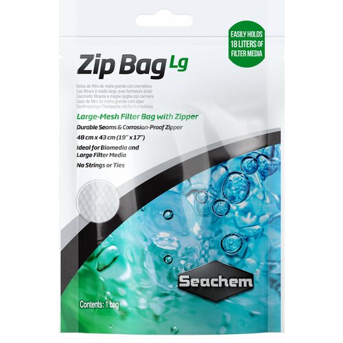 Мешок для наполнителей Seachem Zip Bag L (48х43см) фото