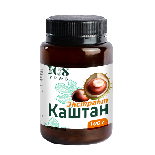 Детокс конский каштан - экстракт от отеков, венотоник, от давления / 108 трав, 100 мл. фото