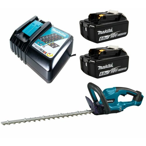 Аккумуляторный кусторез Makita DUH507RGE (18V, 2 x 6 Ач, з/у DC18RC) фото