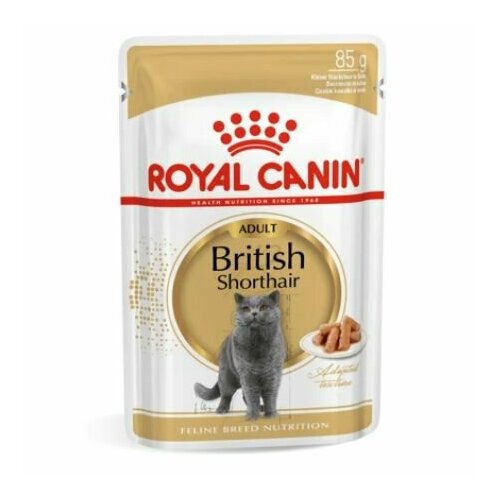 Влажный корм для кошек Royal Canin British Shorthair Adult, 12 шт x 85 г. фото