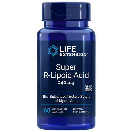 Капсулы Life Extension Super R-Lipoic Acid, 60 г, 240 мг, 60 шт. фото