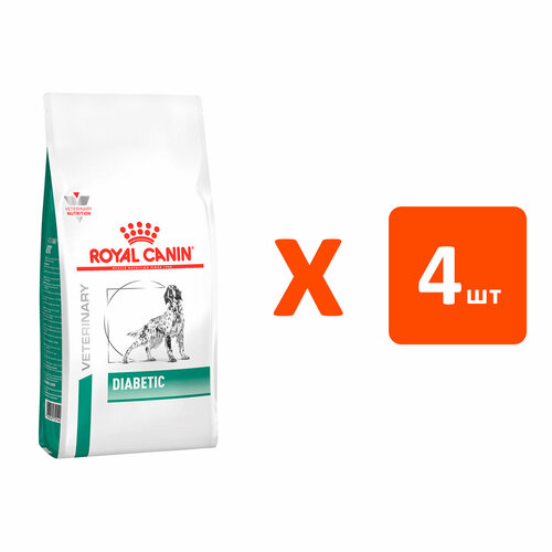 ROYAL CANIN DIABETIC для взрослых собак при сахарном диабете 1,5 кг х 4 шт фото