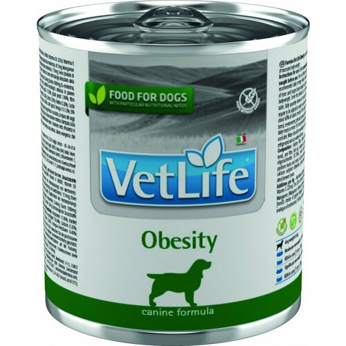 Vet Life Dog Obesity с курицей диетический влажный корм для собак с избыточным весом фото