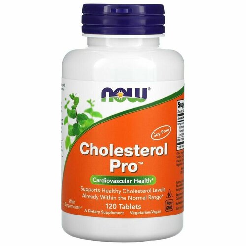 фото NOW Cholesterol Pro 120 tab / Нау Холестерол Про 120 таб, купить за 5700 руб онлайн