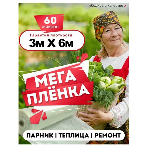 Мега Дача - парниковая пленка 60мкм, 3х6м фото