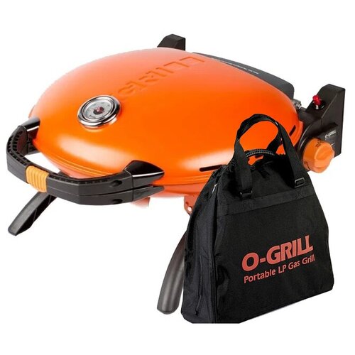 Гриль газовый O-GRILL 700T, 58х56.5х21.5 см + адаптер А + сумка фото