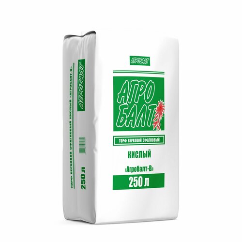 Агробалт-В, торф кислый верховой низкой степени разложения 250 л. (фракция 0-20 мм.) фото