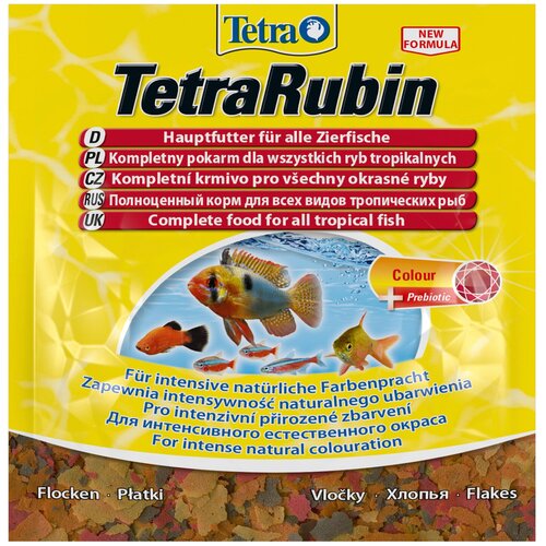 Сухой корм  для  рыб, ракообразных Tetra TetraRubin Flakes, 100 мл, 12 г фото