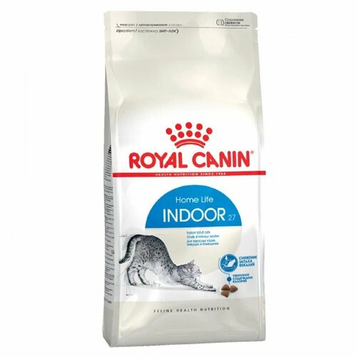 Корм сухой Royal Canin Indoor 27 для взрослых кошек до 7 лет, живущих в помещении, 10 кг фото