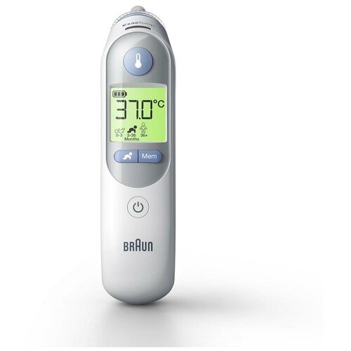 Бесконтактный инфракрасный ушной термометр Braun ThermoScan 7 ® IRT 6520 with Age Precision ® фото