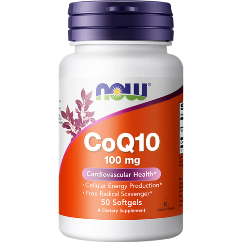 NOW Foods CoQ10 100 mg 50 капсул фото