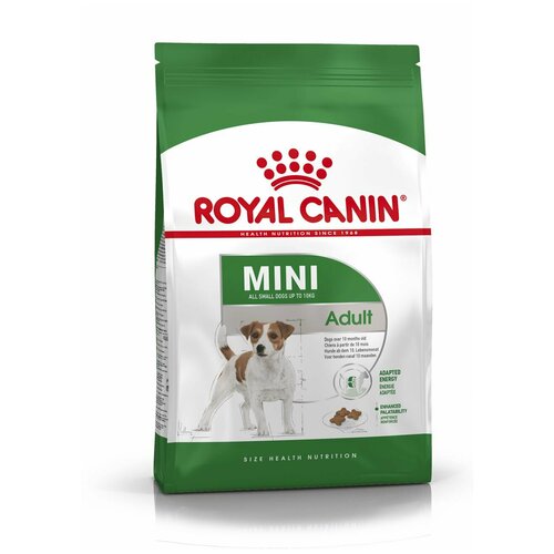 Корм сухой ROYAL CANIN MINI ADULT корм для собак мелких пород с 10 месяцев до 8 лет 2кг х 2 шт фото