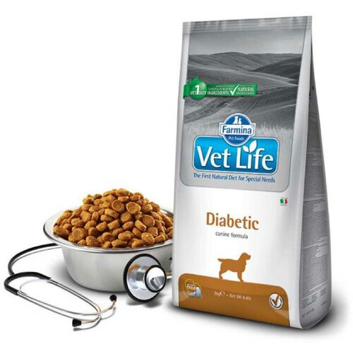 Сухой корм для собак Farmina Vet Life Canine Diabetic 1 уп. х 1 шт. х 2000 г фото