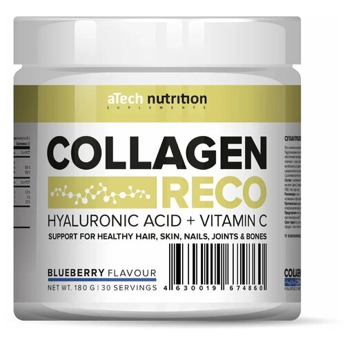 Collagen Reco пор., 180 г, черника фото