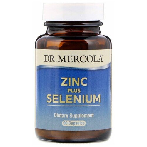 фото Капсулы Dr. Mercola Zinc Plus Selenium, 140 г, 90 шт., купить за 5849 руб онлайн