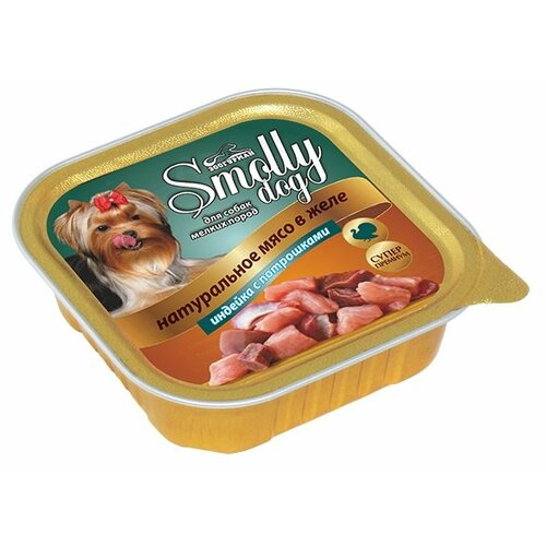 Влажный корм для собак Зоогурман Smolly Dog, , индейка, потрошки 26 шт. х 100 г фото